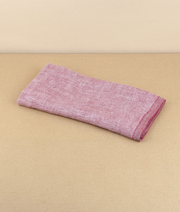 Finnish washed linen napkin, Bordeaux