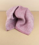 Finnish washed linen napkin, Bordeaux