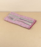 Finnish washed linen napkin, Bordeaux