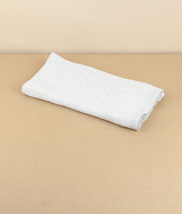 Finnish washed linen napkin, Natural