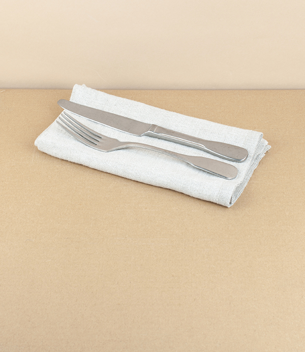 Finnish washed linen napkin, Natural