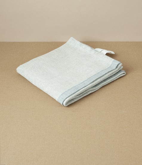 Finnish Washed Linen Kitchen Towel, Fumo / Linen