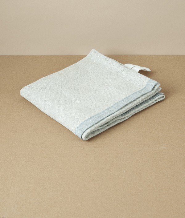 Finnish Washed Linen Kitchen Towel, Fumo / Linen