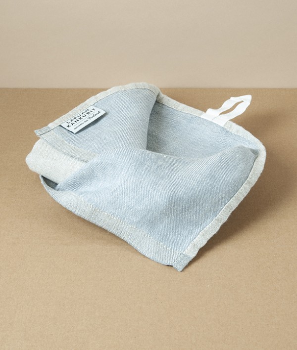 Finnish Washed Linen Kitchen Towel, Fumo / Linen