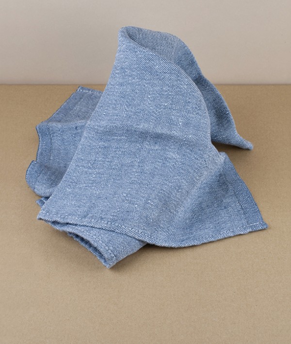 Finnish Washed Linen Napkin, Grey