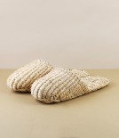 Woven Waterweed Slippers & Linen Socks