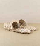 Woven Waterweed Slippers & Linen Socks