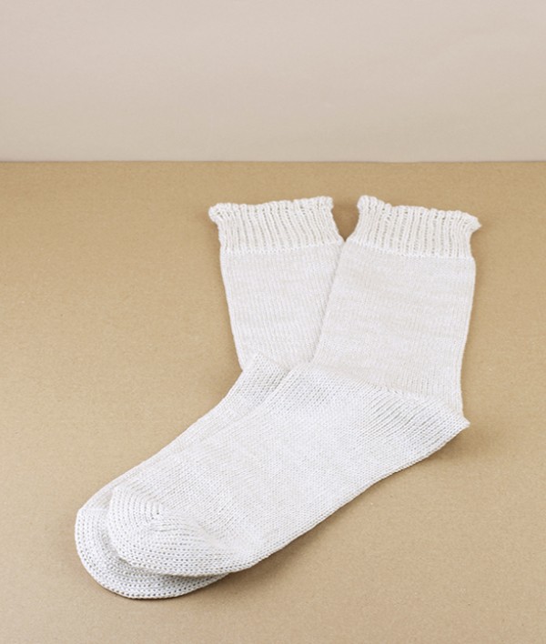 Woven Waterweed Slippers & Linen Socks