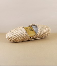 Woven Waterweed Slippers & Linen Socks