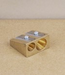 Brass Wedge double sharpener