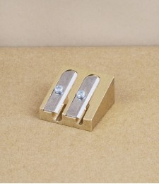 Brass Wedge double sharpener
