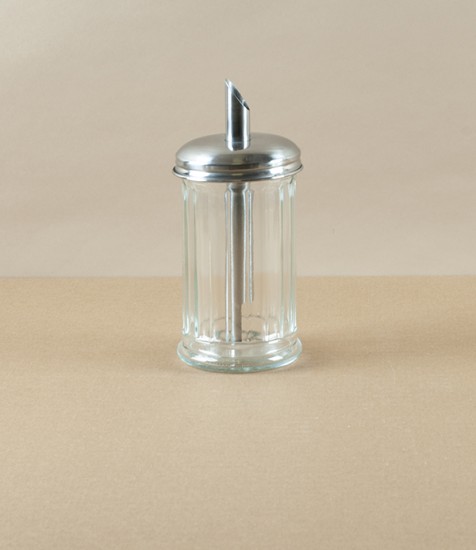 German Sugar Portioner, Stainless Steel & Glass