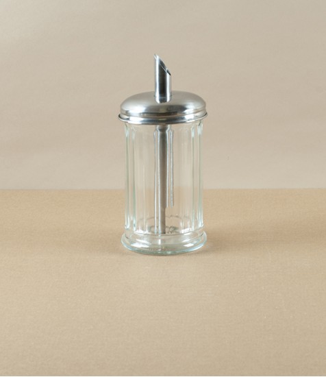 German Sugar Portioner, Stainless Steel & Glass