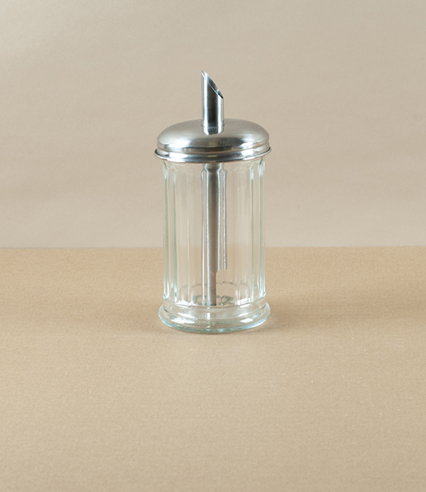 German Sugar Portioner, Stainless Steel & Glass