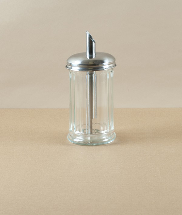 German Sugar Portioner, Stainless Steel & Glass