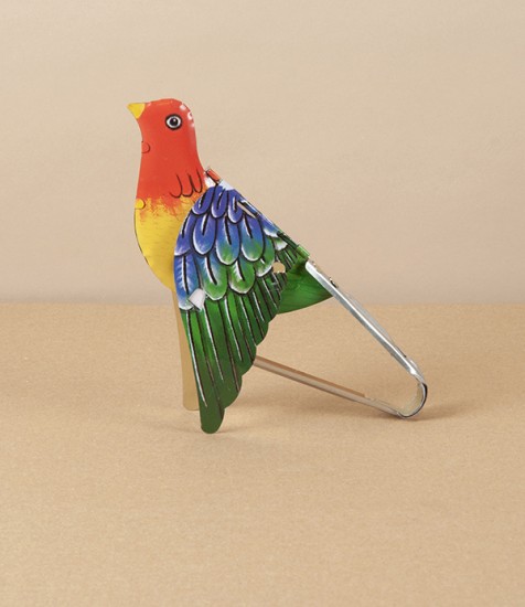 Indian ‘Whistling Bird’ Tin Toy, Parrot