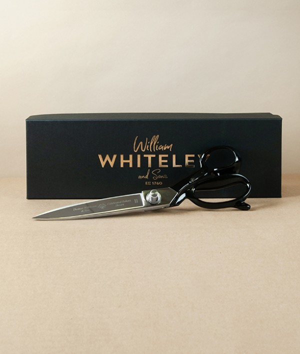 William Whiteley 'Big Bolt' Side-Bent Tailor's Shears, 12"