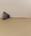 Wire fly swat, wooden  handle