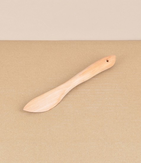 Finnish hand made butter knife, alder wood