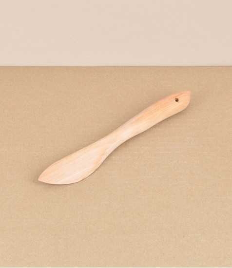Finnish hand made butter knife, alder wood