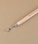 Wooden shaft mechanical clutch pencil