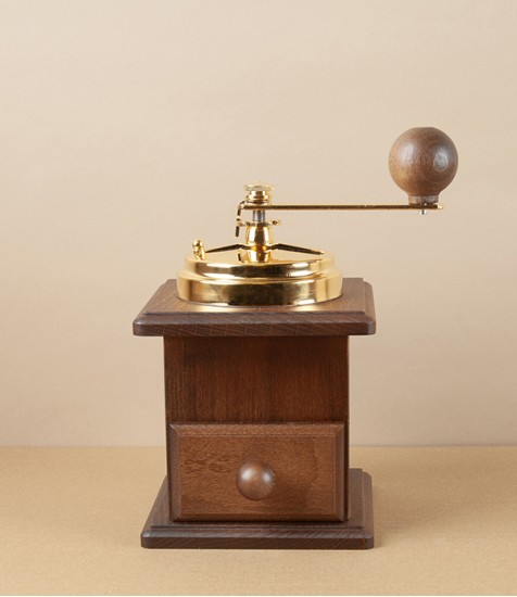Eppicotispai Traditional Italian Coffee Mill, Walnut