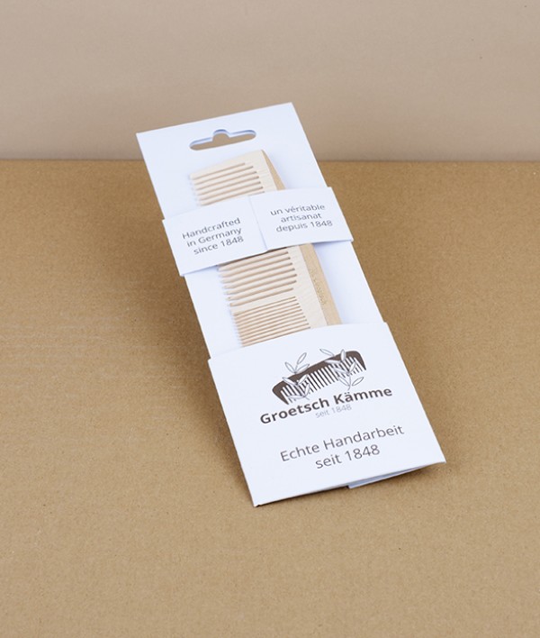 Groetsch Wooden Dress Comb, Cherry Wood