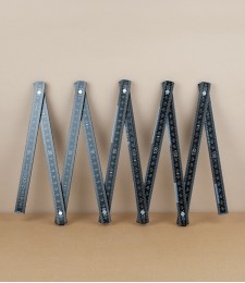 Hornbeam Folding Rule, Black, 2m