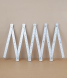Hornbeam Folding Rule, White, 2m