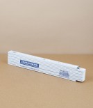 Hornbeam Folding Rule, White, 2m