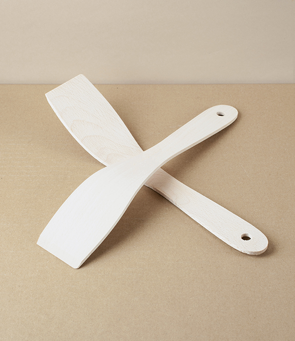 Beech Wood Spatulas, Set of 2
