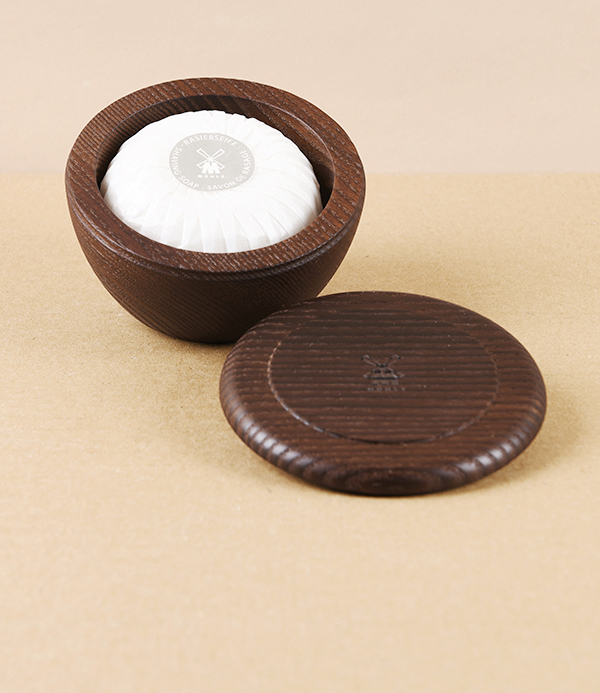 Mühle Steamed Ash Shaving Cup & Sea Buckthorn Soap