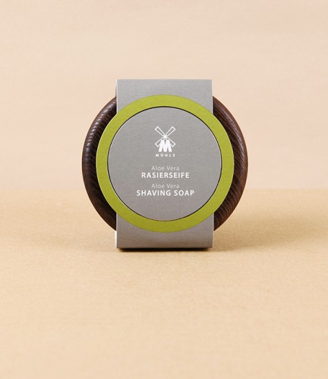 Mühle Steamed Ash Shaving Cup & Aloe Vera Soap