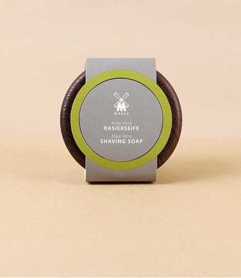Mühle Steamed Ash Shaving Cup & Aloe Vera Soap