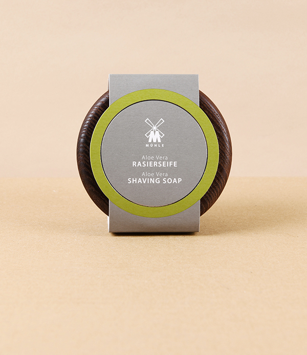 Mühle Steamed Ash Shaving Cup & Aloe Vera Soap
