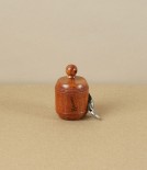 Jacquard Tape Measure with Hornbeam Case, Ecru