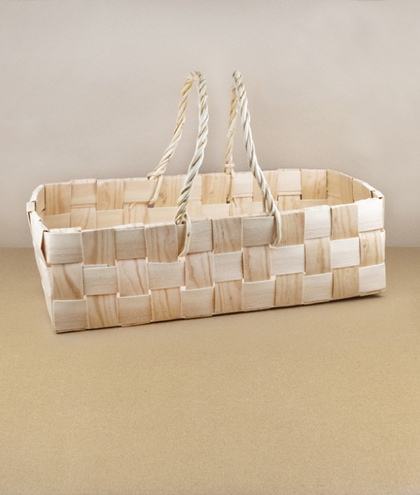 Estonian Pine-Strip Trug or Basket