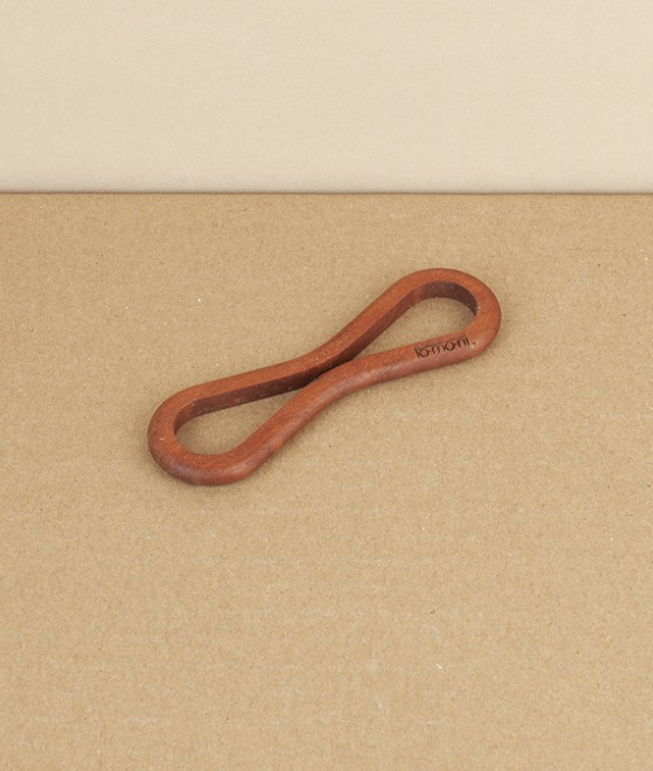 Wrapqraw Cable Tidy, Cherry Wood, Medium