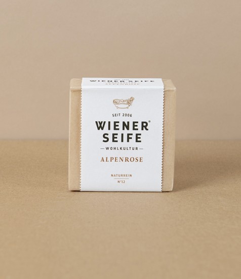 Viennese Natural Soap N°12, Alpine Rose & Edelweiss