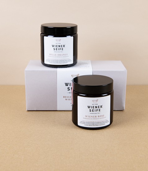 Viennese Natural Bathing Soak Duo, Orange & Viennese Rose