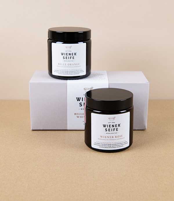 Viennese Natural Bathing Soak Duo, Orange & Viennese Rose