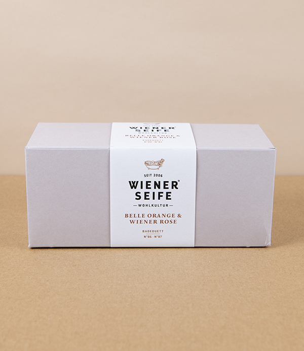 Viennese Natural Bathing Soak Duo, Orange & Viennese Rose