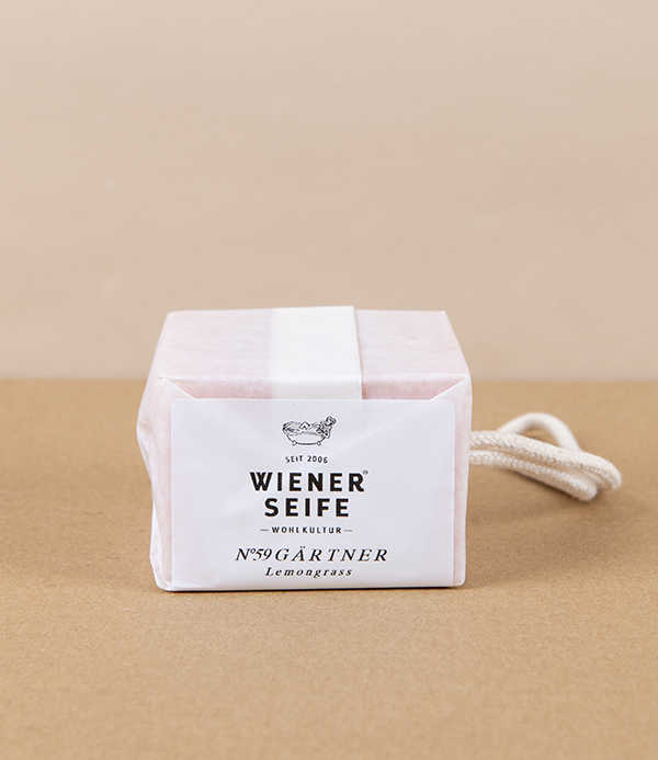 Viennese Natural Soap on a Rope N°59, Lemongrass