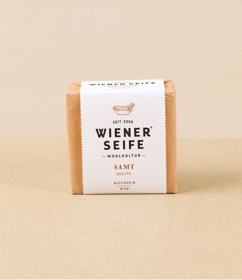 Viennese Natural Soap N°8, Velvet Face & Shaving Soap