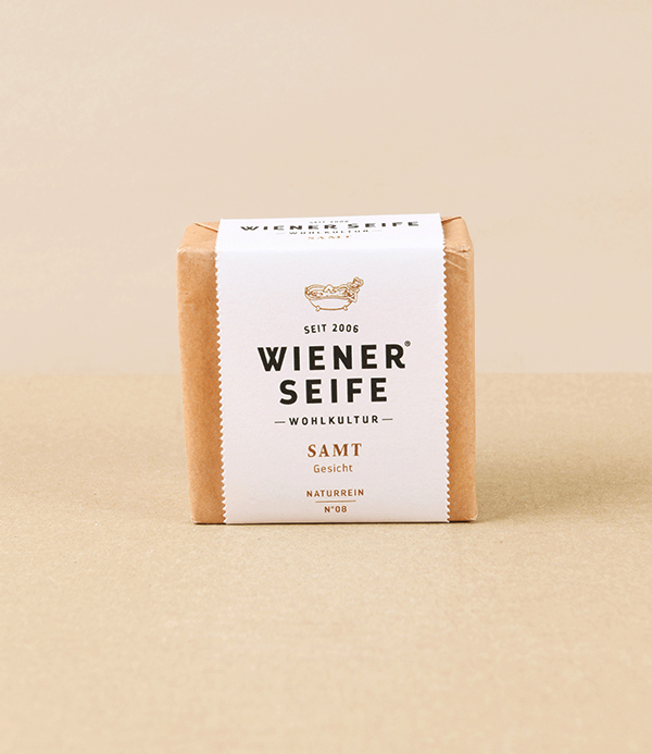 Viennese Natural Soap N°8, Velvet Face & Shaving Soap