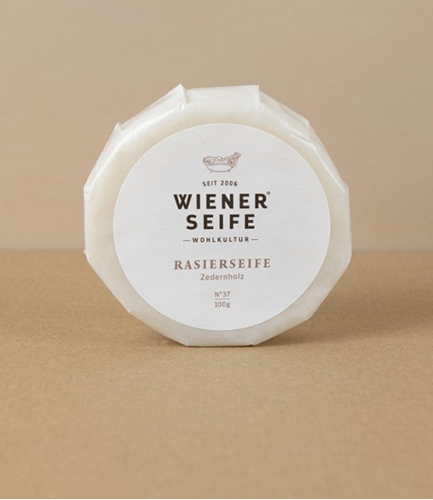 Viennese Natural Shaving Soap N°37, Cedar Wood