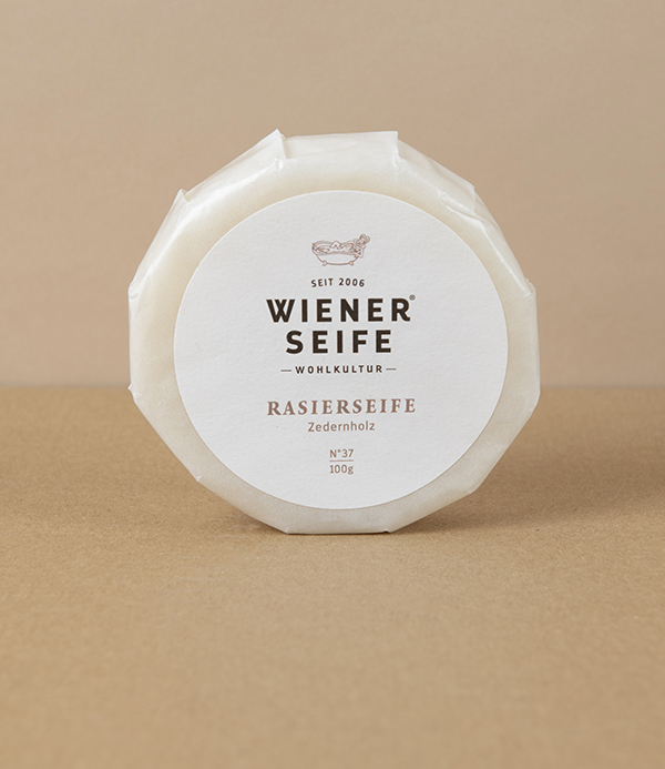Viennese Natural Shaving Soap N°37, Cedar Wood