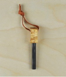 Swedish fire-steel, curly birch