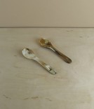 Hand made horn child's or breakfast spoon