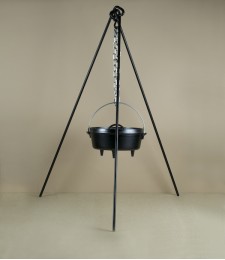 Steel Tripod for Campfire Cooking